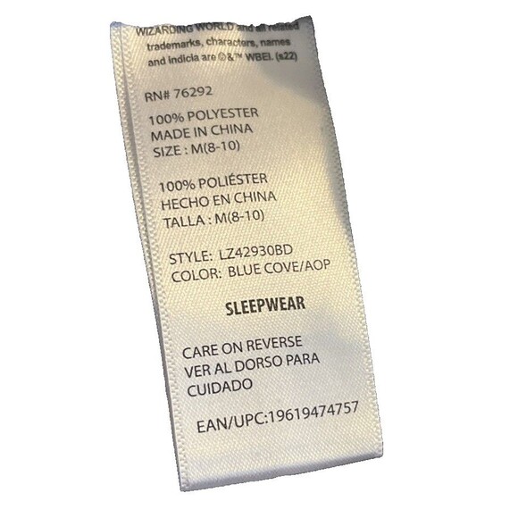 Harry Potter Pajama Pants Women's M Chibi Navy Fleece Jogger Sleepwear Lounge - Picture 16 of 16